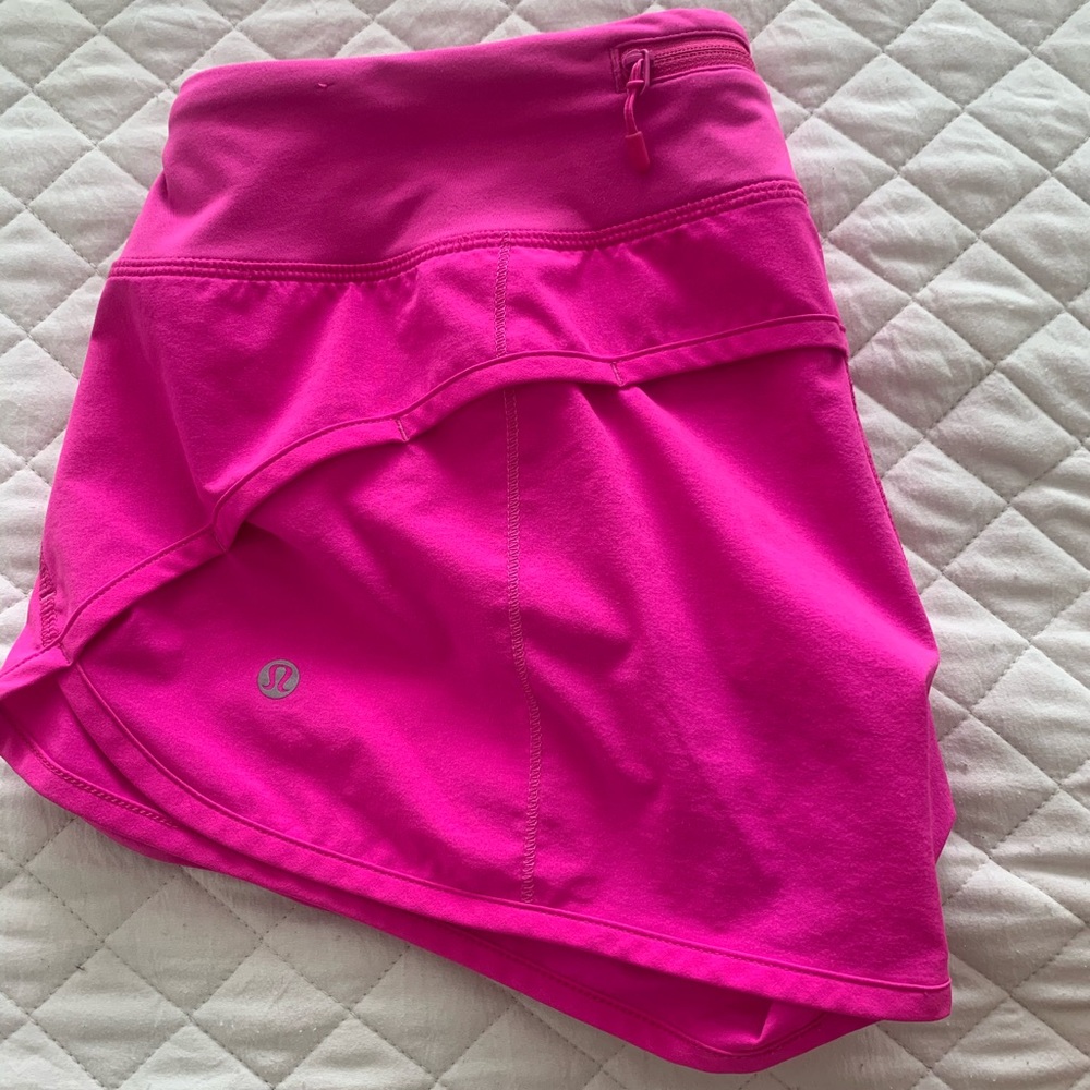 speed up 2.5 pink lulu shorts 🍋